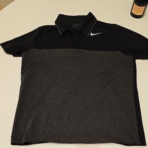 Nike Golf Men's Polo Shirt in Black and Dark Gray